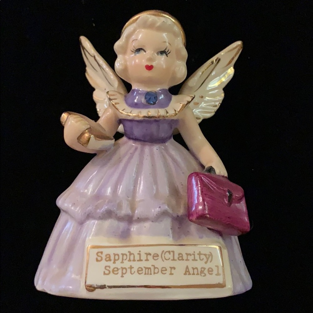 Vintage birthday angel